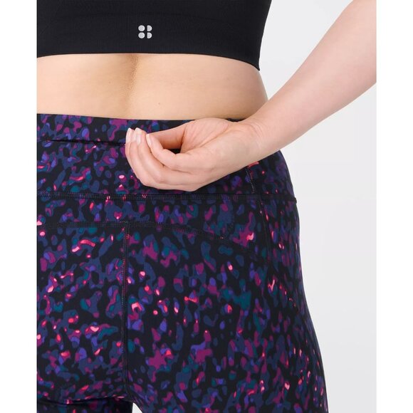 🆕SWEATY BETTY Power 7/8 Workout Leggings Dab Print Small - Picture 4 of 13